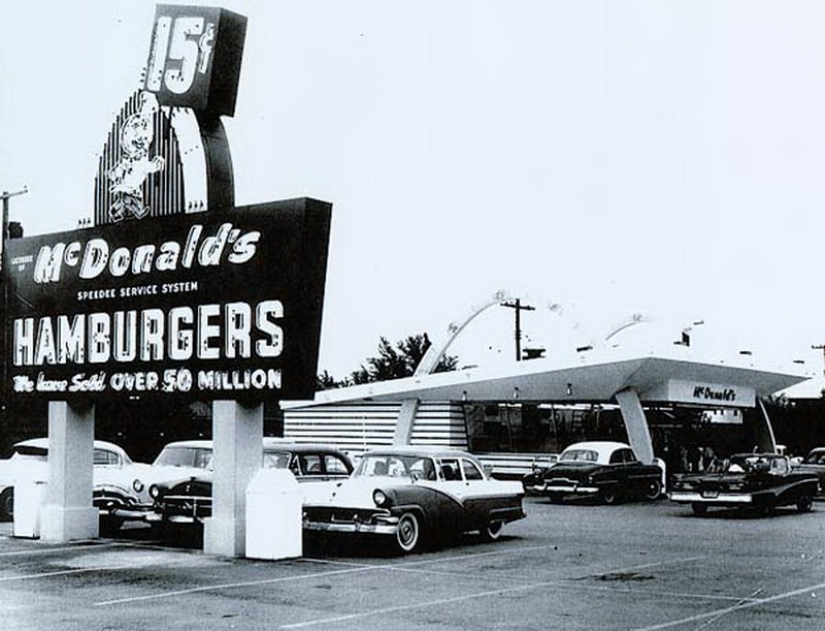 The very first McDonald's in the world