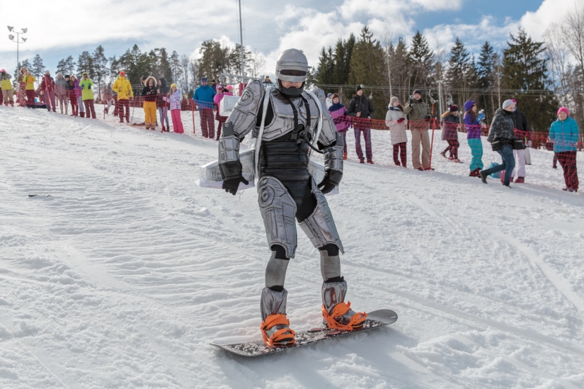 The victory of the "Brutal Boat" at Red Bull Jump & Freeze 2017