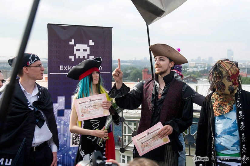 The wedding of the followers of the Pasta Monster took place in Moscow The wedding of the followers of the Pasta Monster took place in Moscow