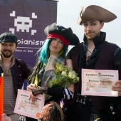 The wedding of the followers of the Pasta Monster took place in Moscow