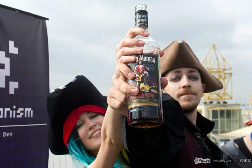 The wedding of the followers of the Pasta Monster took place in Moscow The wedding of the followers of the Pasta Monster took place in Moscow