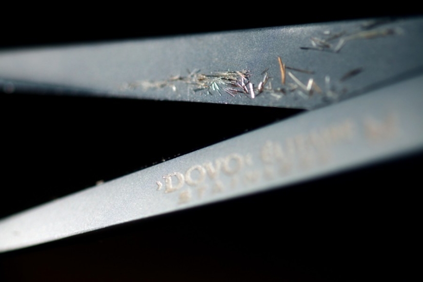 The work of a hairdresser and his working tools The work of a hairdresser and his working tools