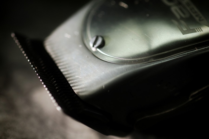 The work of a hairdresser and his working tools The work of a hairdresser and his working tools