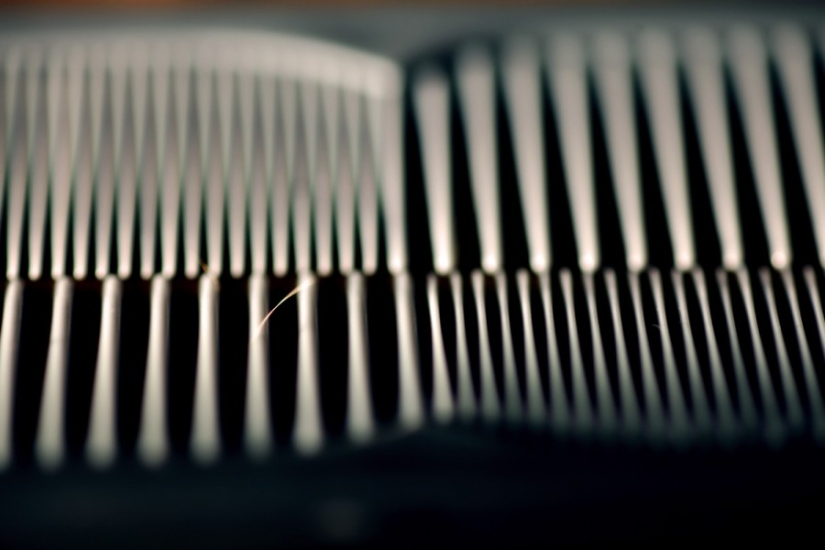 The work of a hairdresser and his working tools The work of a hairdresser and his working tools