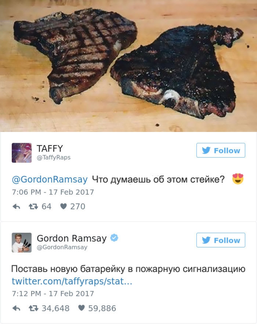 These people regretted tweeting their dishes to chef Gordon Ramsay These people regretted tweeting their dishes to chef Gordon Ramsay