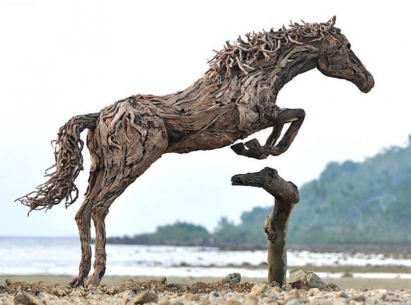 These sculptures seem to be alive… You will never believe what they are made of