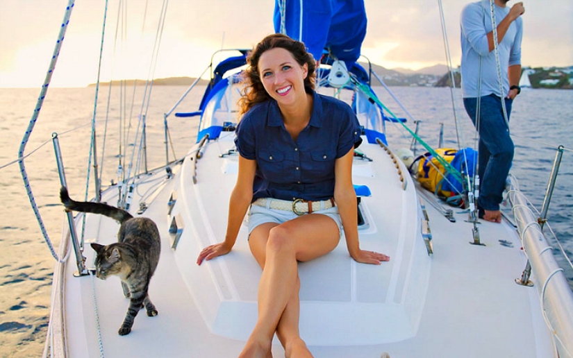 These two left everything and went traveling — with their cat