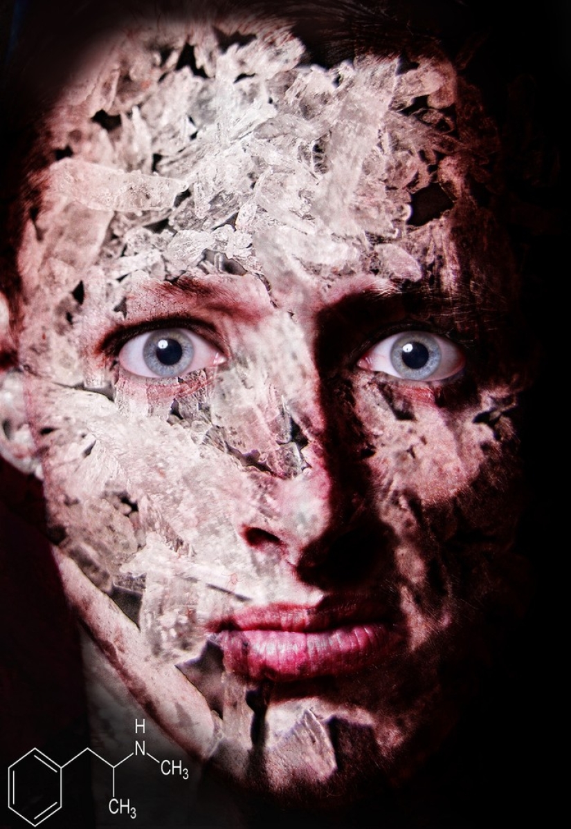 They are so different: photos of people under drugs show how a particular substance affects the brain