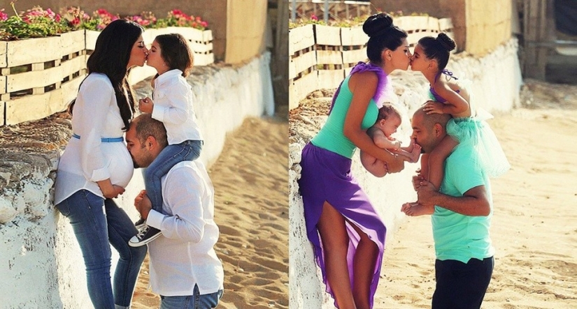 They were waiting for their babies and this is how they told about their appearance