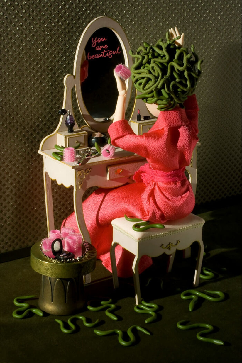 This Artist Is Reinterpreting Past Tales Where Women Reclaim Their Power Through These 12 Staged Miniatures