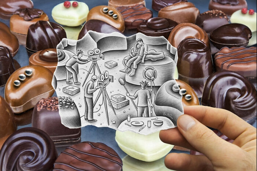 This Artist Merges His Pencil Illustrations With Photography, And The Effect Is Quite Unique