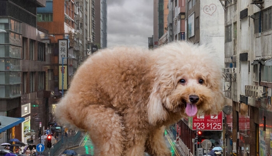 This Artist Reimagined Hong Kong With Giant Animal Residents In His Surreal Depictions
