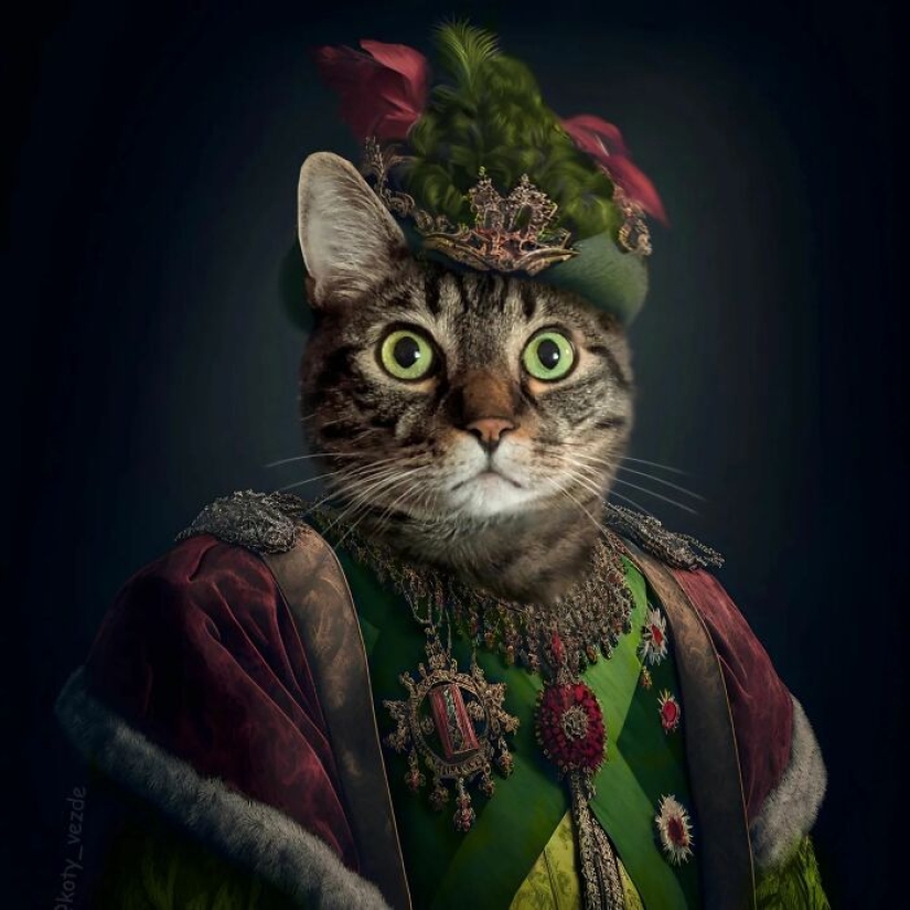 This Artist Swaps People In Classical Paintings With Cats (Part2) This Artist Swaps People In Classical Paintings With Cats (Part2)