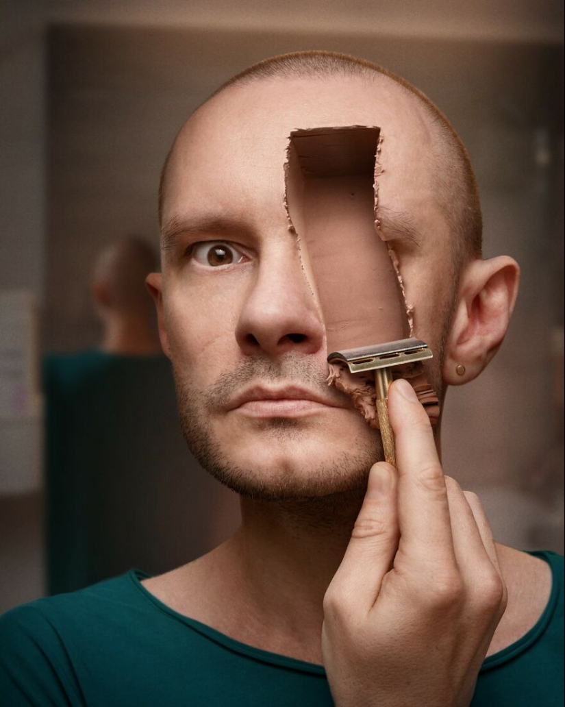 This Artist Uses His Photoshop Skills To Place Himself Into Surreal Worlds This Artist Uses His Photoshop Skills To Place Himself Into Surreal Worlds