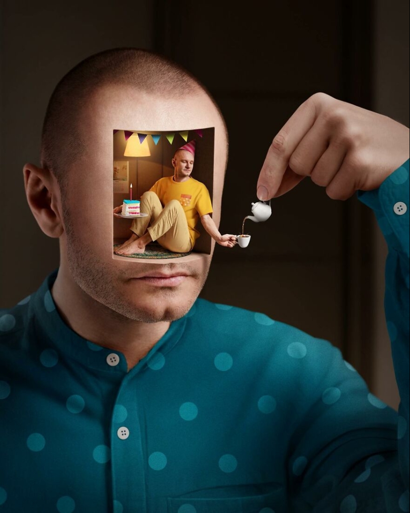 This Artist Uses His Photoshop Skills To Place Himself Into Surreal Worlds This Artist Uses His Photoshop Skills To Place Himself Into Surreal Worlds