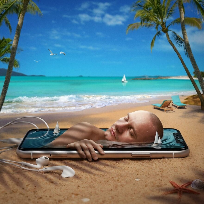 This Artist Uses His Photoshop Skills To Place Himself Into Surreal Worlds This Artist Uses His Photoshop Skills To Place Himself Into Surreal Worlds