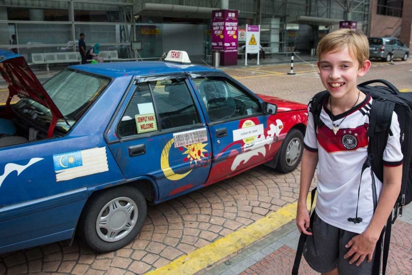 This family sold their house and cars to travel around the world.