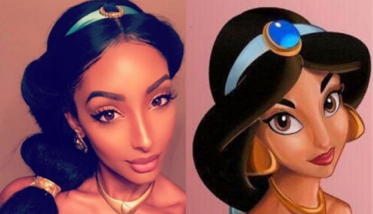 This girl is the living embodiment of Princess Jasmine from Disney's "Aladdin" This girl is the living embodiment of Princess Jasmine from Disney's "Aladdin"