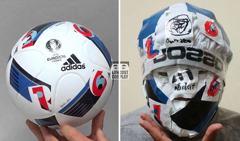 This guy does cosplay cheap, angrily and from improvised materials