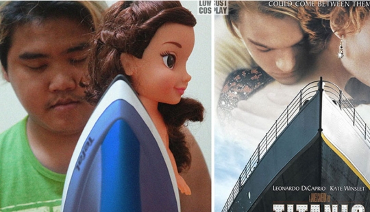 This guy does cosplay cheap, angrily and from improvised materials