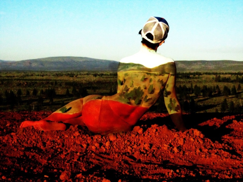 This is what it means to merge with nature