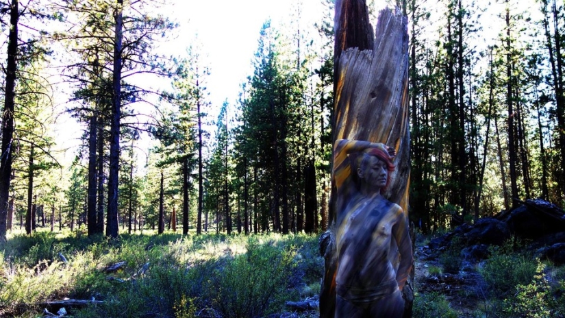 This is what it means to merge with nature