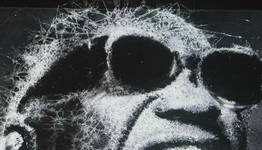 This Montreal Artist Creates Portraits By Breaking Glass This Montreal Artist Creates Portraits By Breaking Glass