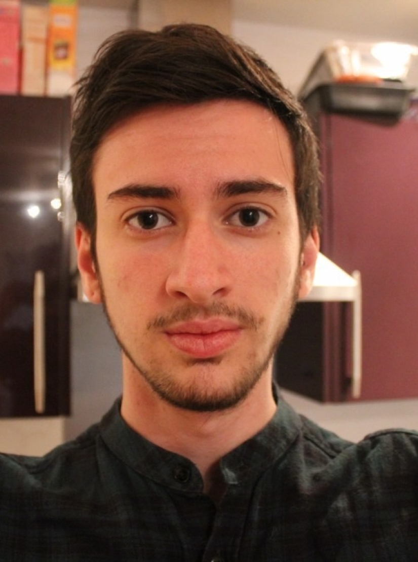 This transgender guy took a selfie every day for three years to show how his face was changing This transgender guy took a selfie every day for three years to show how his face was changing