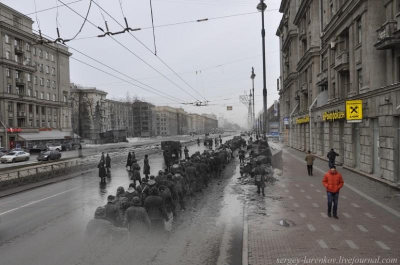 Through the fabric of time: the Liberation of besieged Leningrad in 1944 on the streets of modern St. Petersburg Through the fabric of time: the Liberation of besieged Leningrad in 1944 on the streets of modern St. Petersburg