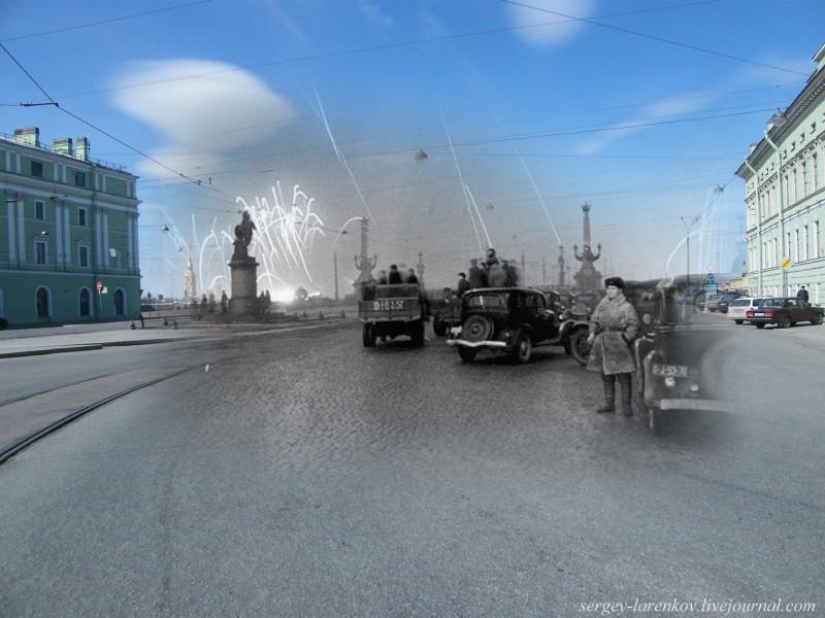 Through the fabric of time: the Liberation of besieged Leningrad in 1944 on the streets of modern St. Petersburg Through the fabric of time: the Liberation of besieged Leningrad in 1944 on the streets of modern St. Petersburg