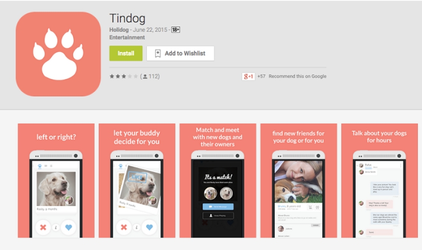 Tinder launches dog dating app