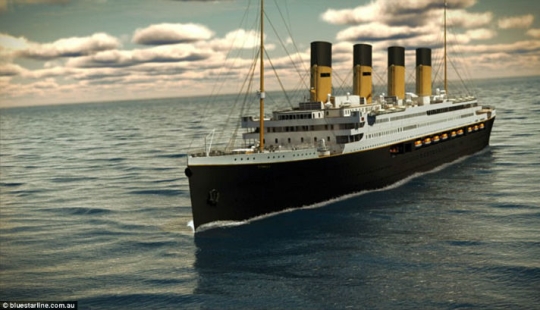 "Titanic II": los chinos construirán un barco que volverá a navegar "Titanic II": los chinos construirán un barco que volverá a navegar