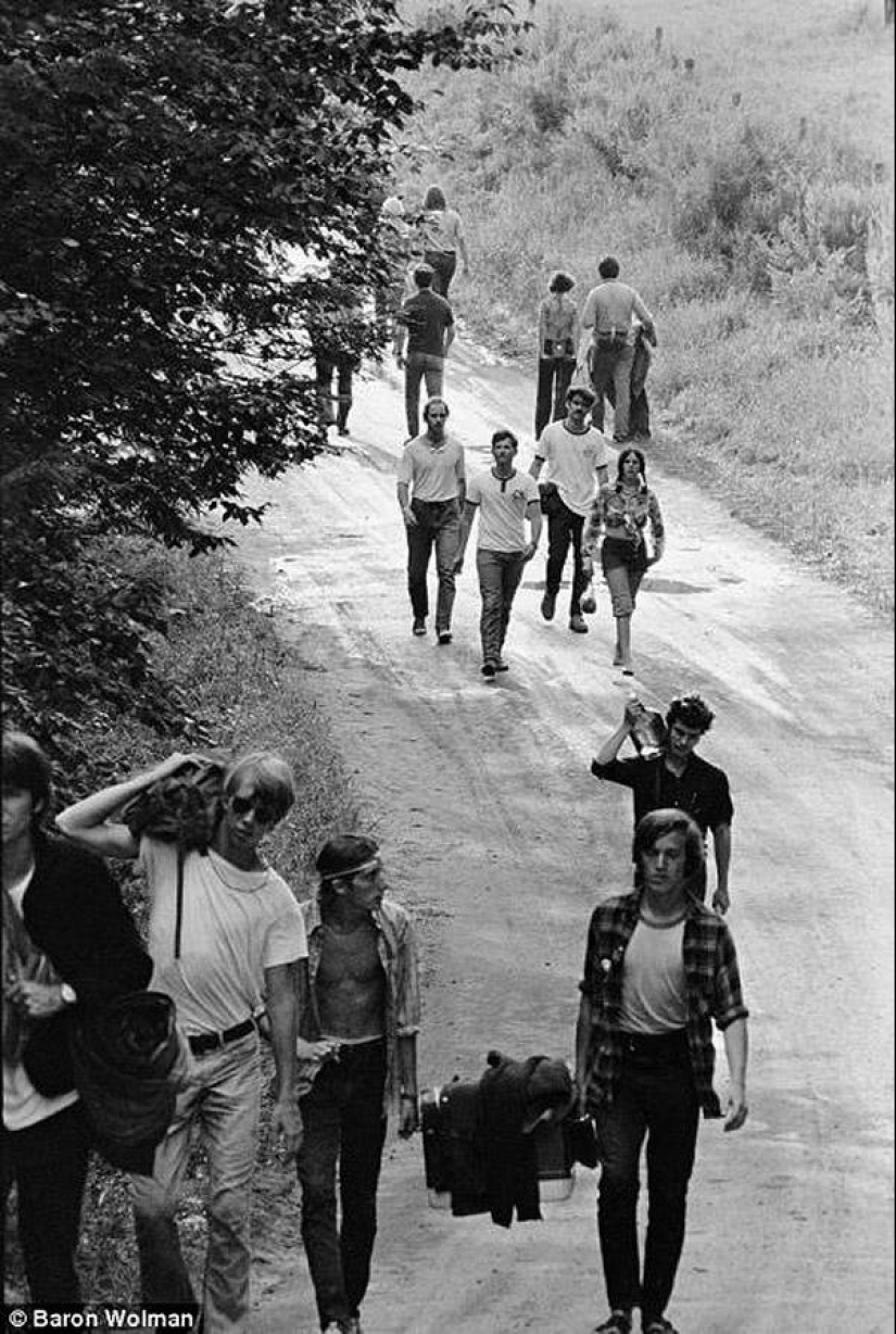 To the 45th anniversary of the legendary festival: still unseen photos of Woodstock