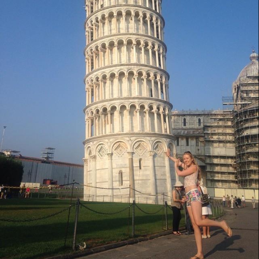 Todos los turistas lo hacen.