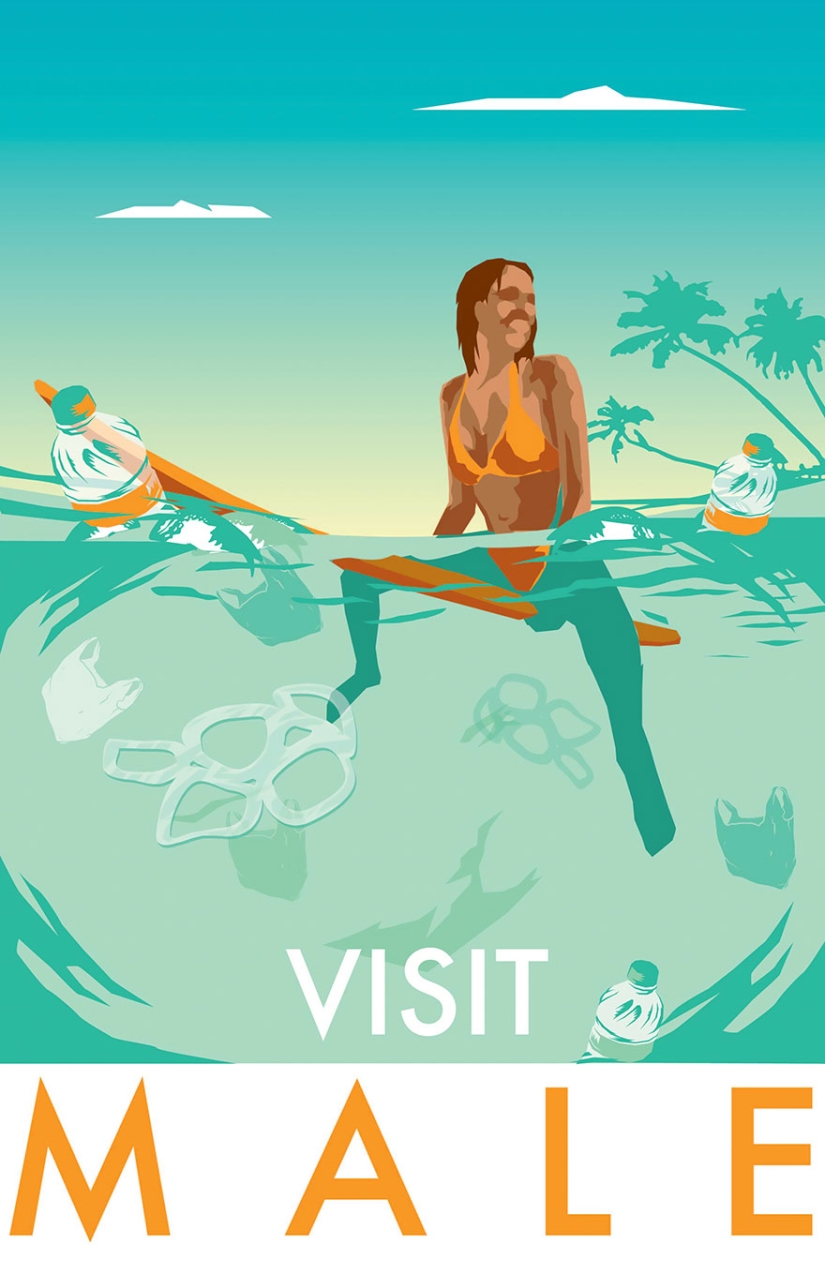 Too honest tourist retro posters Too honest tourist retro posters