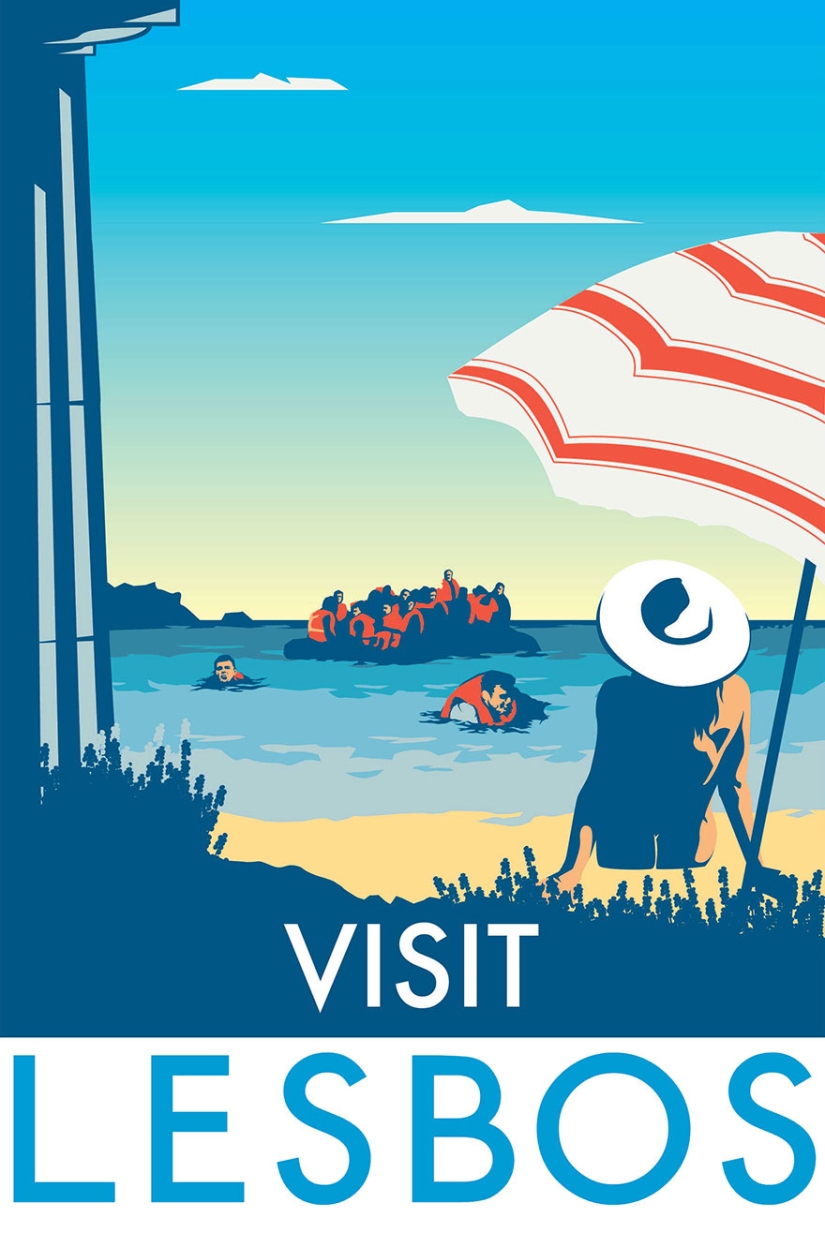 Too honest tourist retro posters Too honest tourist retro posters