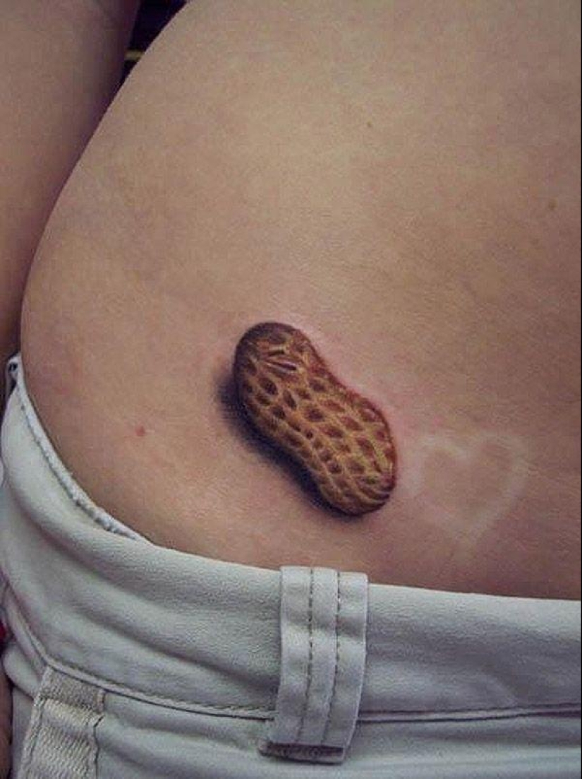 Too realistic drawings on the body Too realistic drawings on the body