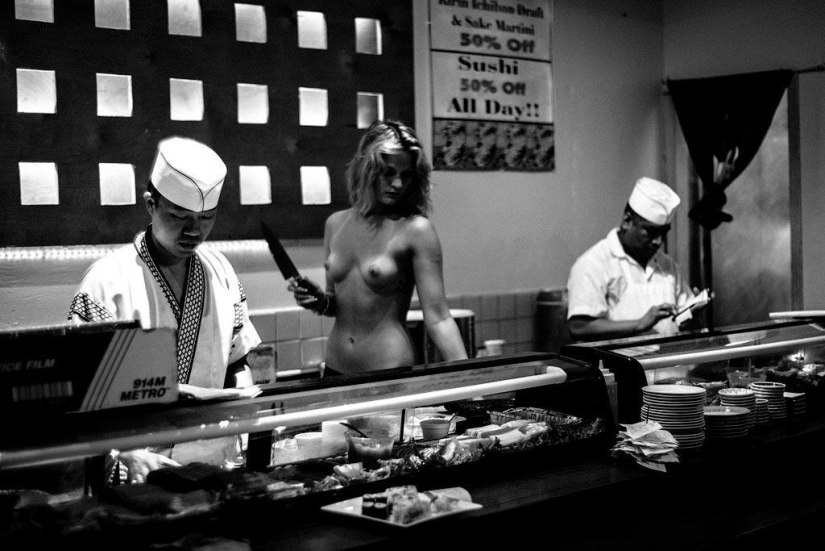 Topless en el centro de Nueva York Topless en el centro de Nueva York