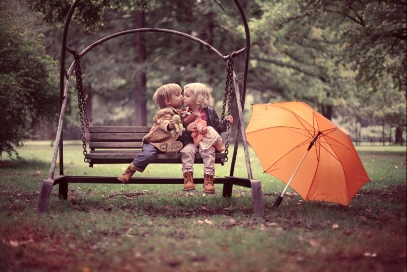 Touching children's portraits Touching children's portraits