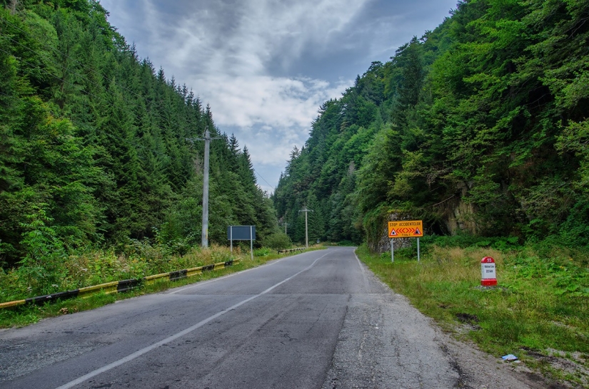 Transfagaras highway is one of the most beautiful routes in Europe