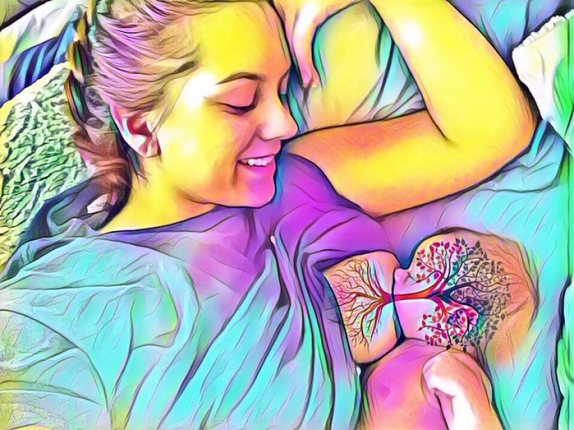 Tree of Life: pictures of breastfeeding that flooded the Internet