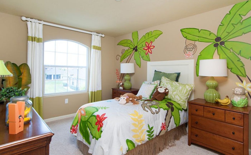 Tropical fun: 20 stunning kids room interiors