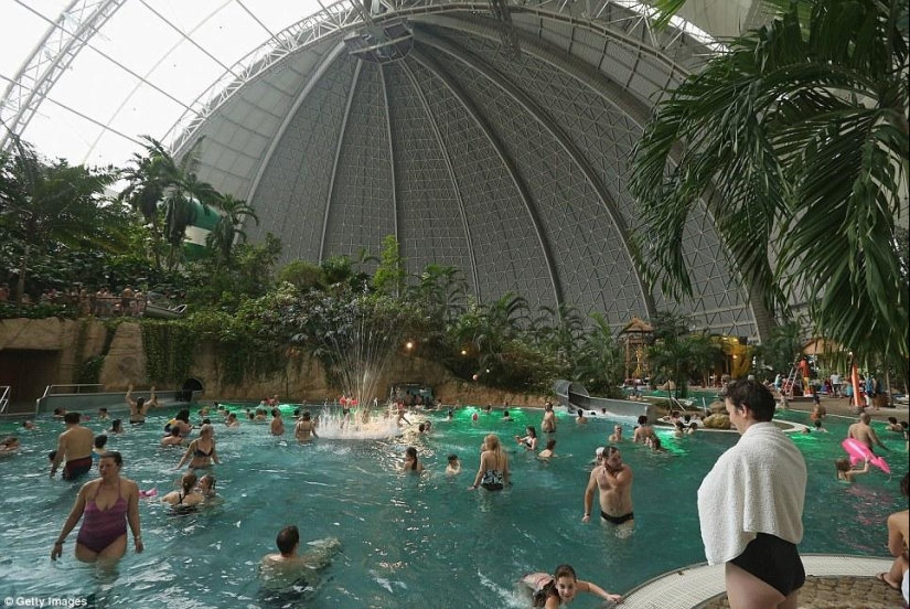 Tropical island under the dome Tropical island under the dome