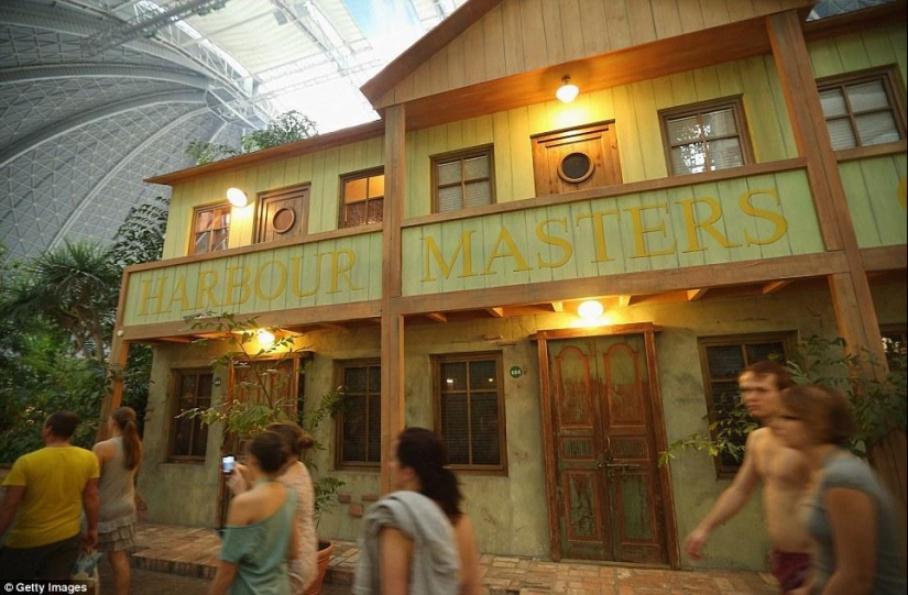 Tropical island under the dome Tropical island under the dome