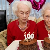 Twins who celebrated their 100th anniversary share the secret of longevity