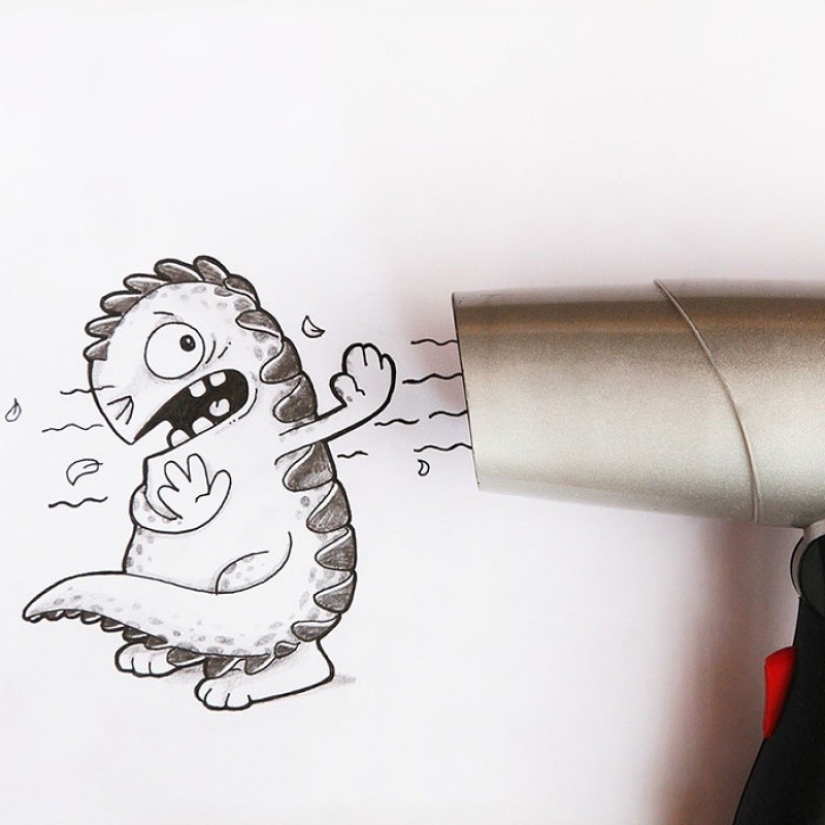 Two brothers got a real dragon on Instagram