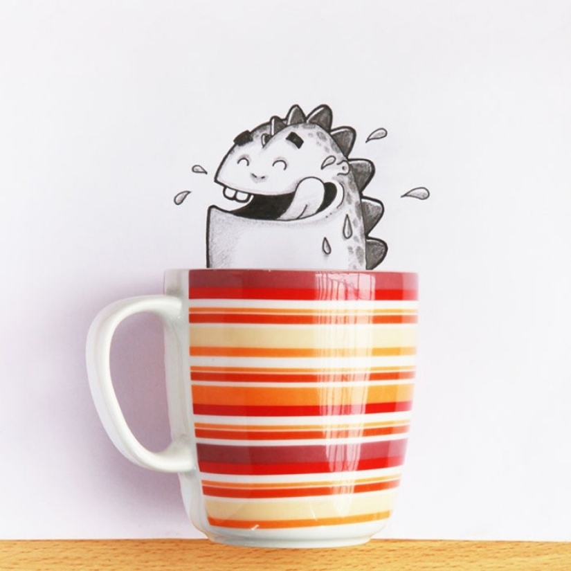 Two brothers got a real dragon on Instagram