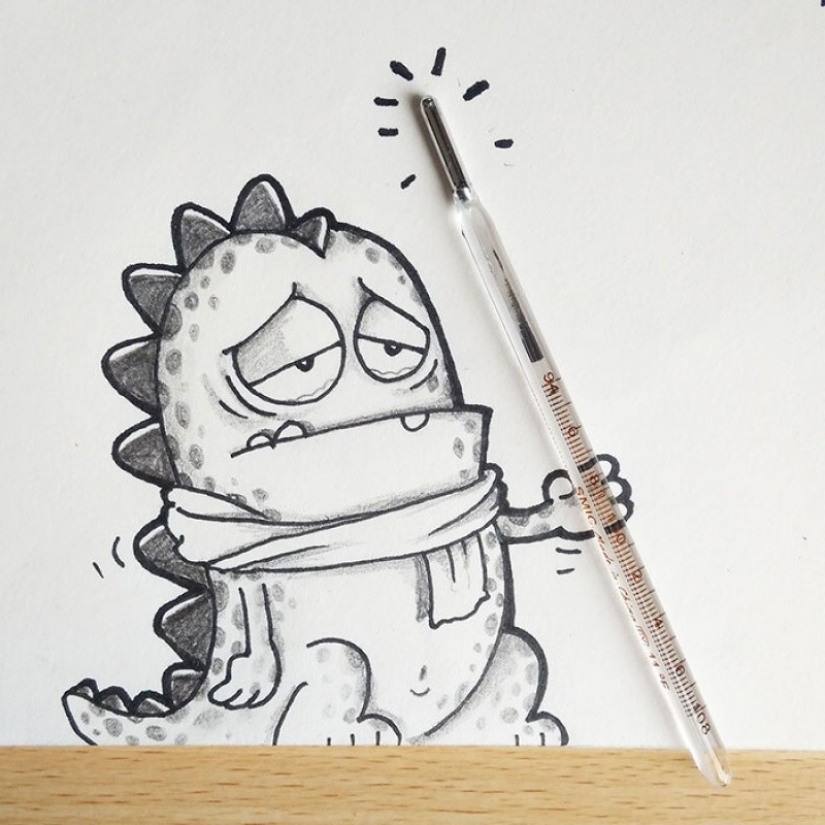 Two brothers got a real dragon on Instagram