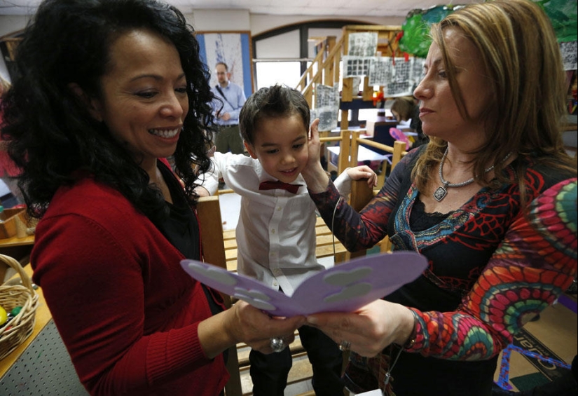 Two mothers, two children, one family