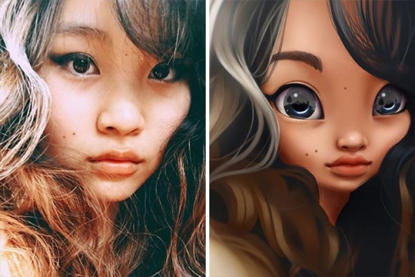 Un amante de Disney y Pixar convierte retratos de gente común en dibujos animados, ¡y es increíble! Un amante de Disney y Pixar convierte retratos de gente común en dibujos animados, ¡y es increíble!